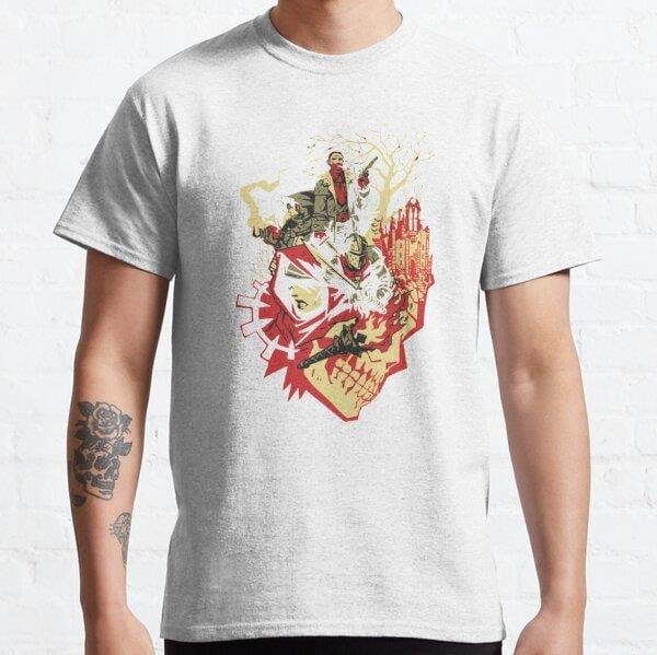 Darkest Dungeon Tasarım Baskılı Unisex Tişört (Bol kalıp t-shirt)