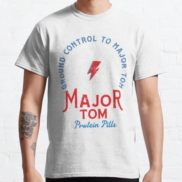 David Bowie Inspired Tasarım Baskılı Tişört (Bol kalıp t-shirt)