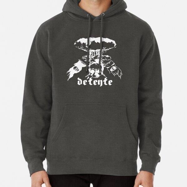Detente band American thrash metal band Tasarım Baskılı Kapşonlu Sweatshirt