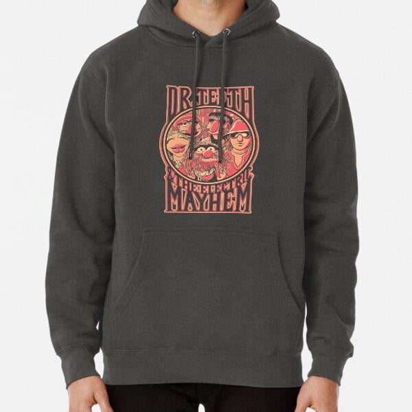 Dr. Teeth Tasarım Baskılı Kapşonlu Sweatshirt
