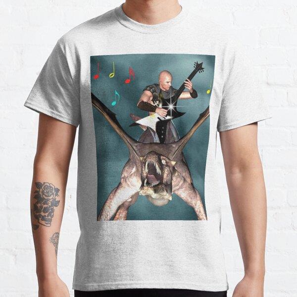 Dragon Song Tasarım Baskılı T-Shirt (Bol kalıp tişört)