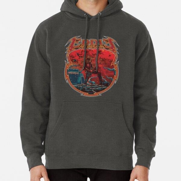 Eddie Munson Master of Puppets Vecna Stranger Things Shirt Upside Down Eleven Distressed Rocker Band Tee Borderlands Bioshock Tshirt Tasarım Baskılı Kapşonlu Sweatshirt