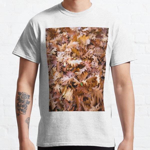 Fall Leaves Tasarım Baskılı Tişört (Rahat kalıp t-shirt)