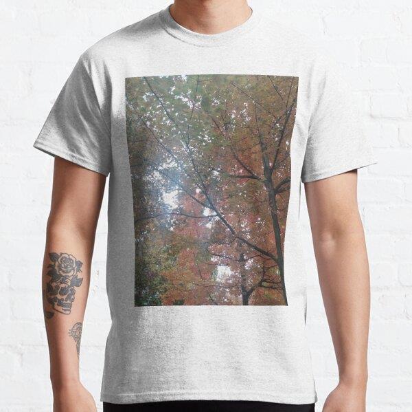 Fall Leaves Tasarım Baskılı Tişört (Rahat kalıp t-shirt)