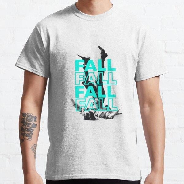 FALL Tasarım Baskılı Tişört (Rahat kalıp t-shirt)