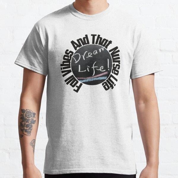 Fall Vibes And That Nurse Life Tasarım Baskılı Tişört (Rahat kalıp t-shirt)