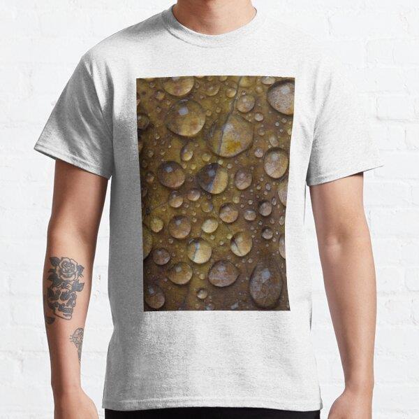 Fall Water Droplets Tasarım Baskılı Tişört (Rahat kalıp t-shirt)