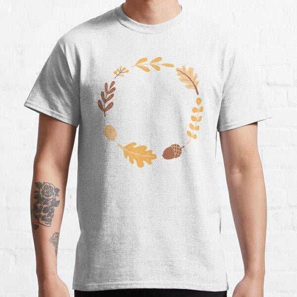 Falling In Love With Fall Tasarım Baskılı Tişört (Rahat kalıp t-shirt)