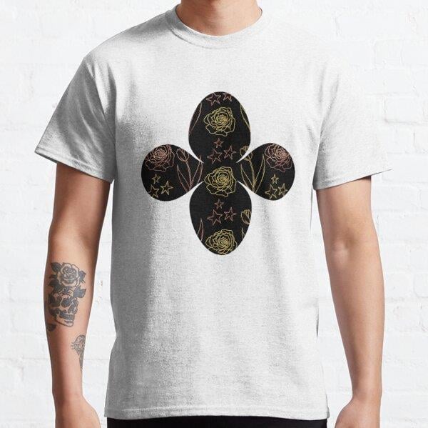 Floral Fall Aesthetic Art Tasarım Baskılı Tişört (Rahat kalıp t-shirt)