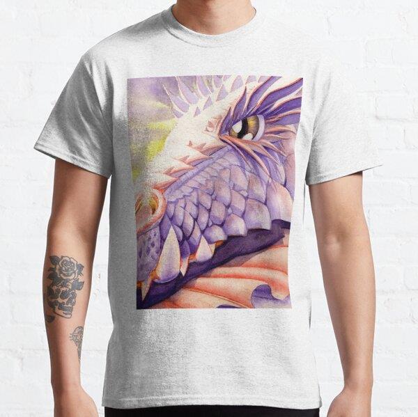 Flower Dragon Tasarım Baskılı Tişört (Bol kesim t-shirt)