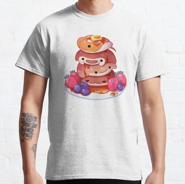 Fluffy sea pancakes Tasarım Baskılı T-Shirt (bol kalıp tişört)