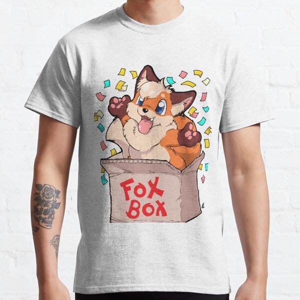 Fox Box Tasarım Baskılı Tişört (Rahat Kalıp T-shirt)