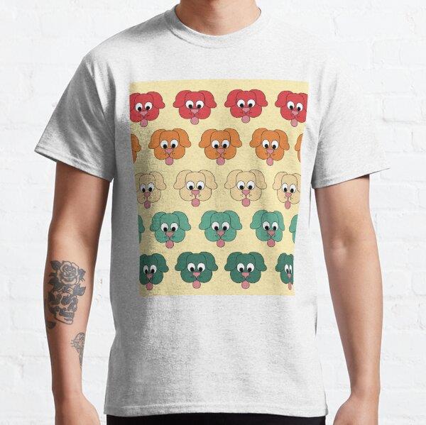 funny dog pattern Tasarım Baskılı Tişört (bol kalıp t-shirt)