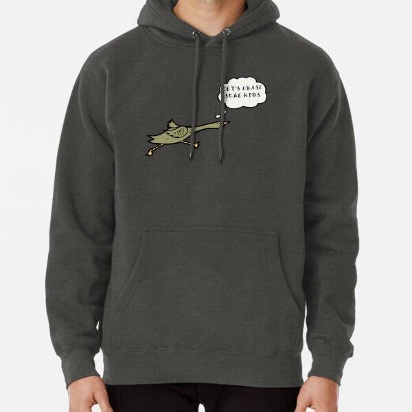 funny goose ,goose chasing people,goose band Tasarım Baskılı Kapşonlu Sweatshirt