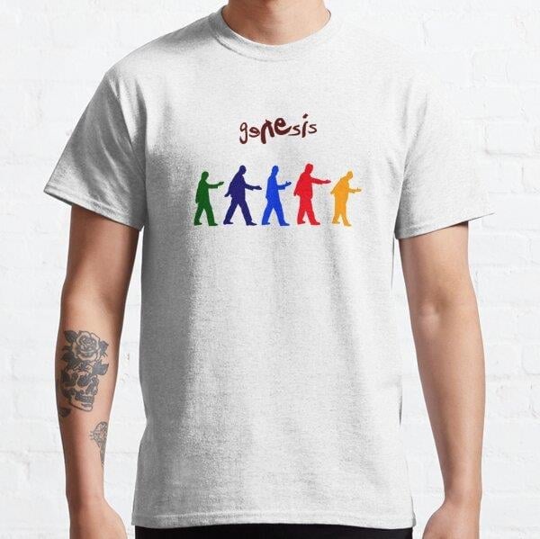 Genesis Way We Walk Tasarım Baskılı Tişört (Bol kalıp t-shirt)