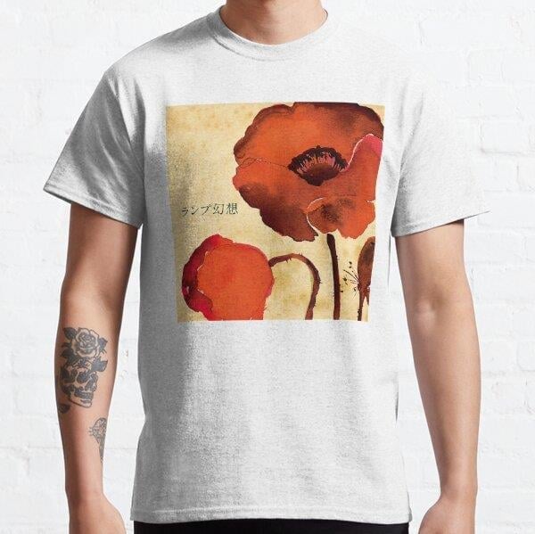 Gensou - Lamp Band Tasarım Baskılı Tişört (Bol kalıp t-shirt)