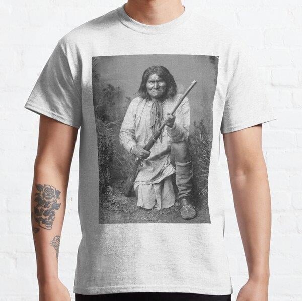 Geronimo Tasarım Baskılı T-Shirt (bol kalıp tişört)