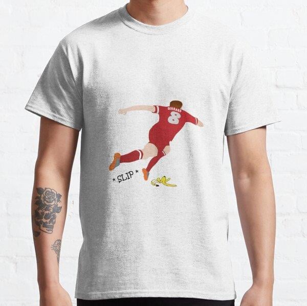 Gerrard Slip Tasarım Baskılı Tişört (Rahat kalıp t-shirt)