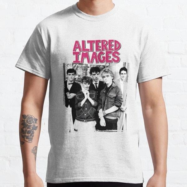 Gift For Men Altered Images Tasarım Baskılı Tişört (Rahat kalıp t-shirt)