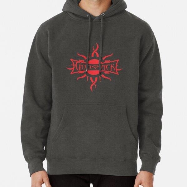 Godsmack Rock Band Tasarım Baskılı Kapşonlu Sweatshirt