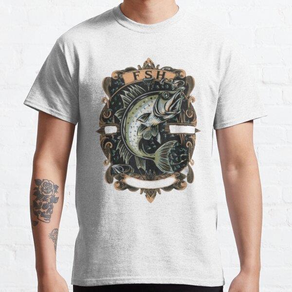 Great fish, fishing hobby Tasarım Baskılı Tişört (Bol kesim t-shirt)