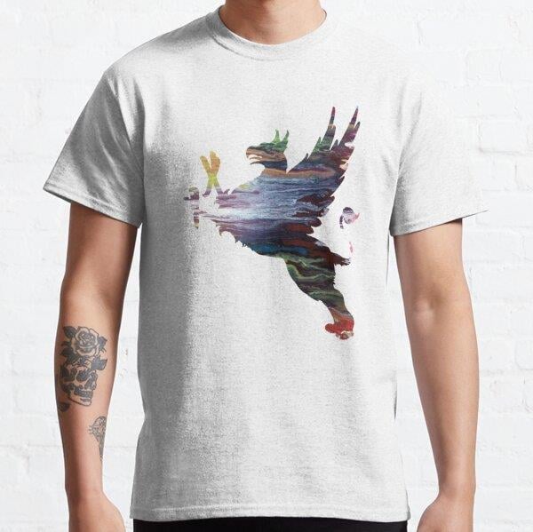 Gryphon Tasarım Baskılı Tişört (Bol kesim t-shirt)