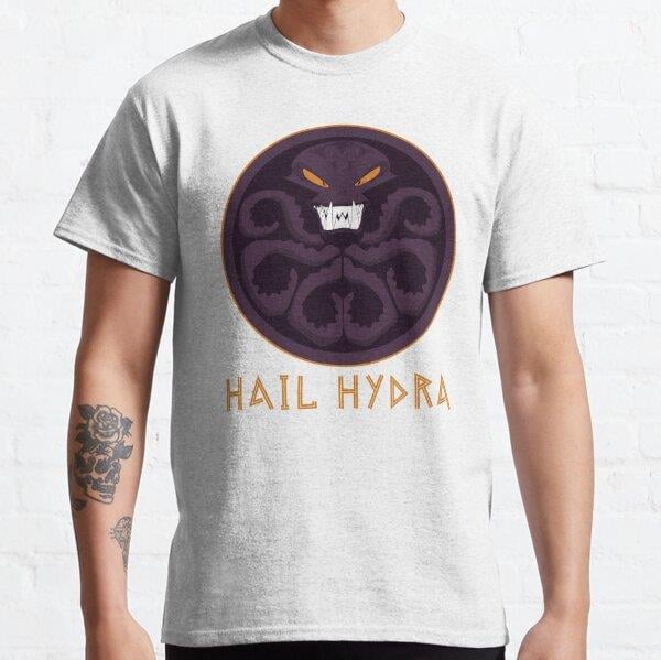 Hail HYDRA Tasarım Baskılı Tişört (Bol kalıp t-shirt)