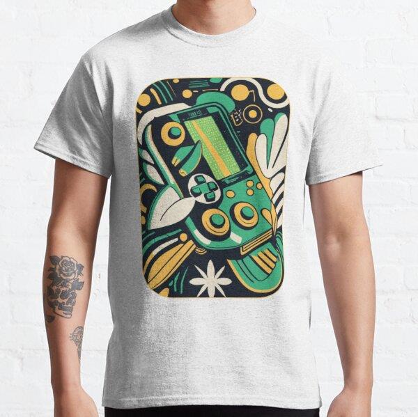 HandHeldLeafyGreens Tasarım Baskılı Unisex Tişört (Bol kalıp t-shirt)