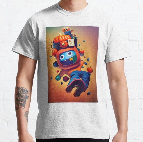 Happy Fall Guy Tasarım Baskılı Tişört (Rahat kalıp t-shirt)