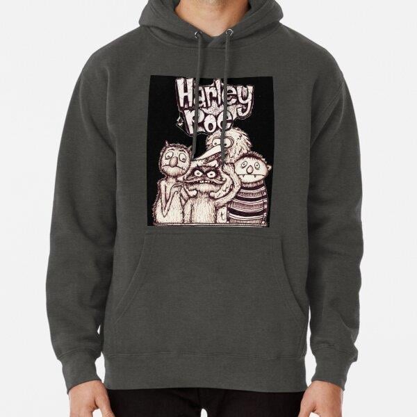 harley poe punk folk bikini kill Classic Tasarım Baskılı Kapşonlu Sweatshirt