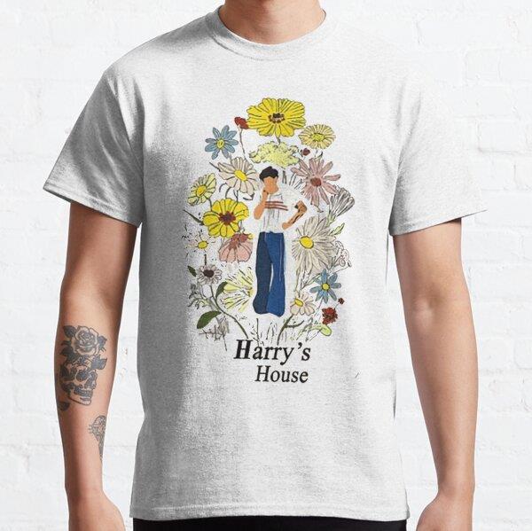 Harry House-Harrys floral concept Tasarım Baskılı Tişört (Bol kalıp t-shirt)