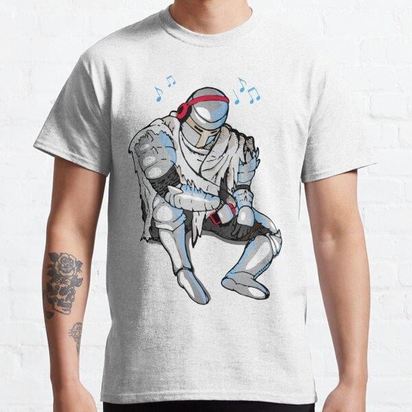 Heide Knight Beats Tasarım Baskılı Unisex Tişört (Bol kalıp t-shirt)