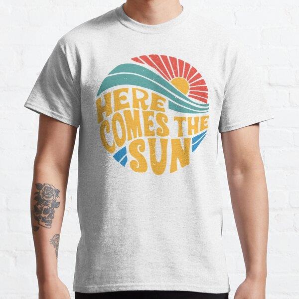 Here Comes the Sun Tasarım Baskılı Tişört (Bol kalıp t-shirt)