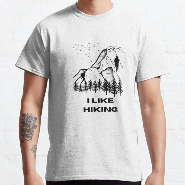 Hiking Tasarım Baskılı Tişört (Bol kesim t-shirt)