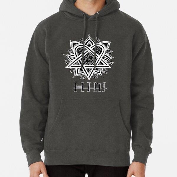 Him Ville Valo Band Fantasy Him Heartagram Razorblade Romance Tasarım Baskılı Kapşonlu Sweatshirt