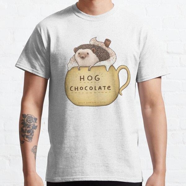 Hog Chocolate Tasarım Baskılı Tişört (Rahat kalıp t-shirt)