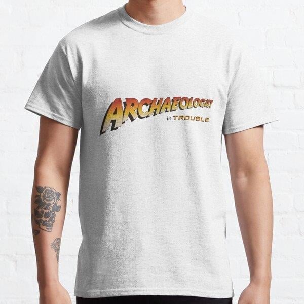 Honest Title - Archaeologist in Trouble Tasarım Baskılı T-Shirt (bol kalıp tişört)