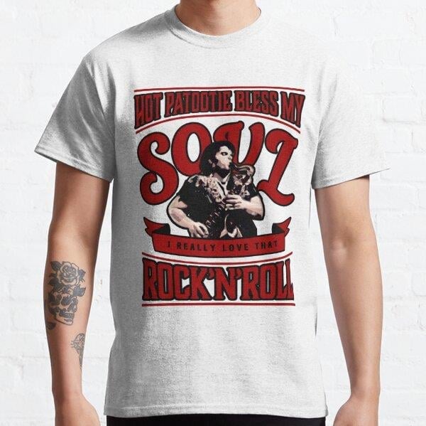 Hot Patootie Eddies Song RHPS 4 Red Tasarım Baskılı Tişört (Bol kalıp t-shirt)