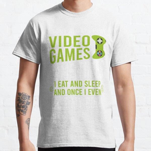 I Dont Always Play Video Games Tasarım Baskılı Unisex Tişört (Bol kalıp t-shirt)