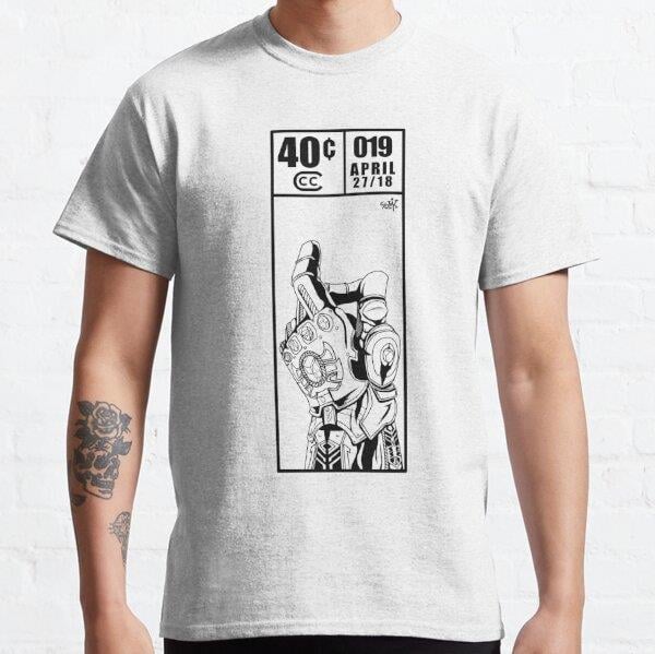 Infinite Power Tasarım Baskılı Tişört (bol kalıp t-shirt)