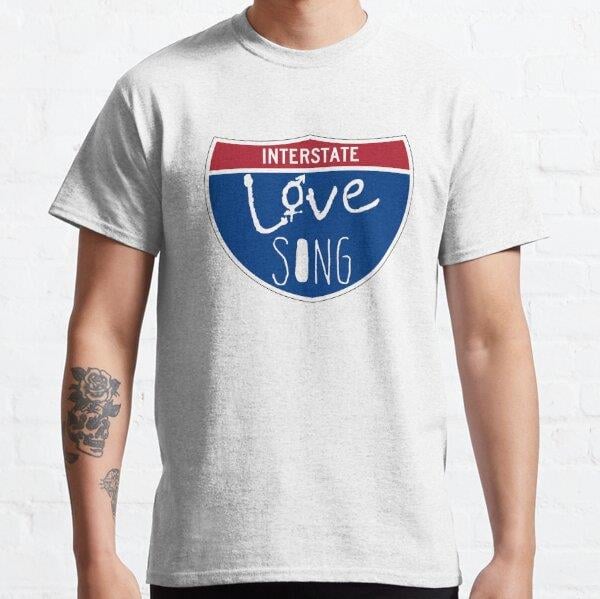 Interstate Love Song Tasarım Baskılı Tişört (Bol kalıp t-shirt)