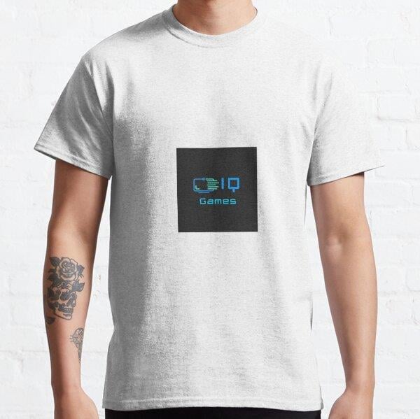 IQ-games Tasarım Baskılı Unisex Tişört (Bol kalıp t-shirt)