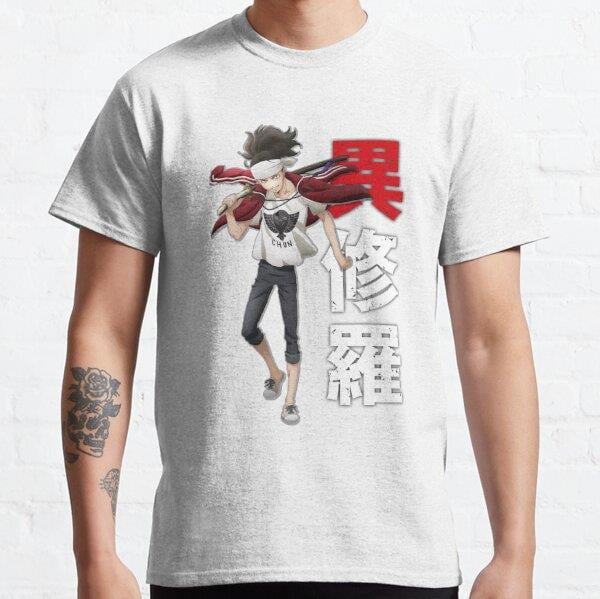 Ishura anime | Sojiro the Willow-Sword Tasarım Baskılı T-Shirt (bol kalıp tişört)