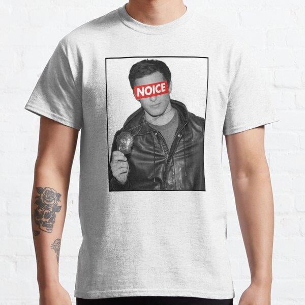 Jake Noice Tasarım Baskılı T-Shirt (bol kalıp tişört)