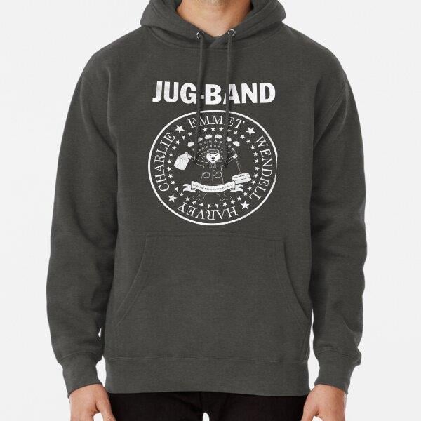 Jug-band, christmas, holiday, river bottom band, merry christmas, movies Tasarım Baskılı Kapşonlu Sweatshirt