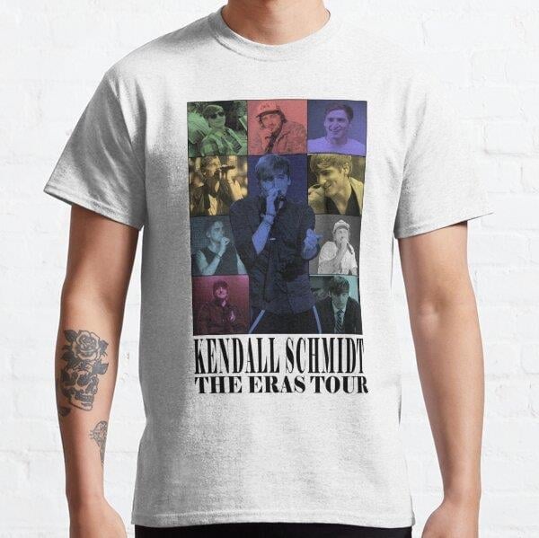 Kendall Schmidt Tasarım Baskılı Tişört (Bol kalıp t-shirt)
