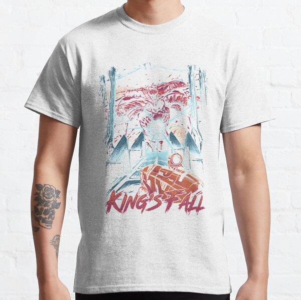 King's Fall Tasarım Baskılı Tişört (Rahat kalıp t-shirt)