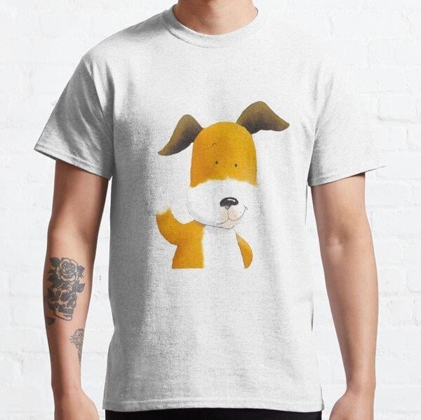 Kipper the dog Tasarım Baskılı Tişört (Rahat Kalıp T-shirt)