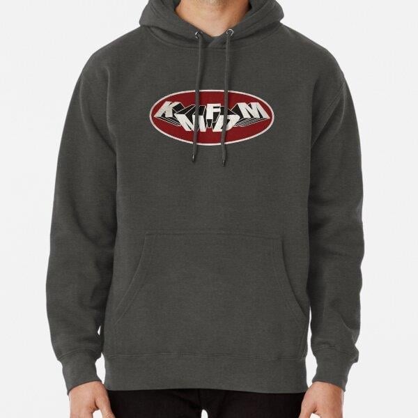 KMFDM Tasarım Baskılı Kapşonlu Sweatshirt