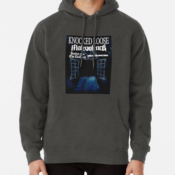 Knocked Loose Art Tasarım Baskılı Kapşonlu Sweatshirt